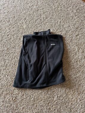 Columbia Black Full-Zip Fleece Vest